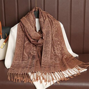 2024 Women Wraps Pashm Scarf New Cashmere Brand Luxury Print