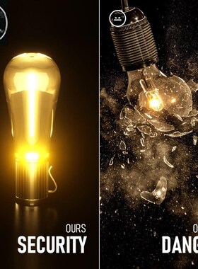 LED Solar String Lights Christmas Decoration Light Bulb IP65