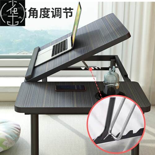 Foldable bed table Study desk laptop table Bay window table