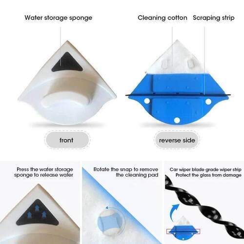 Magnetic Window Cleaner Household Window Cleaning Brush High