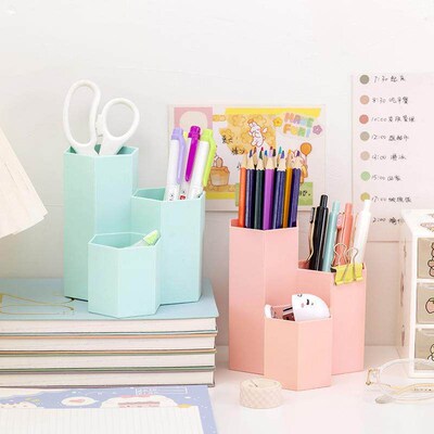 Nordic Style Three-Compartment INS Slanted Creative Pen Hold