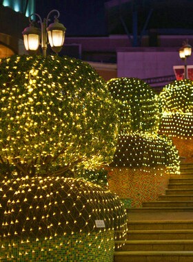 6x4/3x3/2x2m LED Icicle Net String Light Christmas Fairy Lig