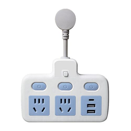 Power cord extension socket plug wire board with towing plat