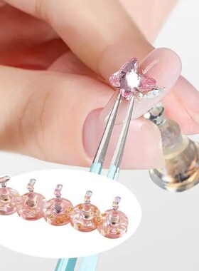 Press on Nail Stand Portable Nails Display Practice Reusable