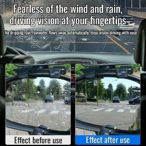 Rainproof 3in1 Longlasting Car Antifog Wipe Bathroom Mirror