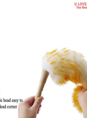 Dust Brush Household Feather Duster Dusting Cleaning Brush W