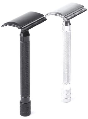 Classic Men Shaver Adjustable Safety Razor Double Edge Stain