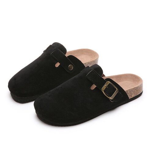 Womens Couple Cork Slippers Oversized Roman Shoes Casual Hal