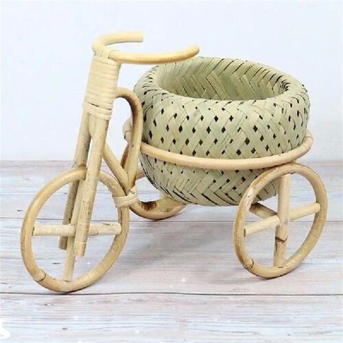 Mini Tricycle Wicker Fruit Basket Fruit Food Bread