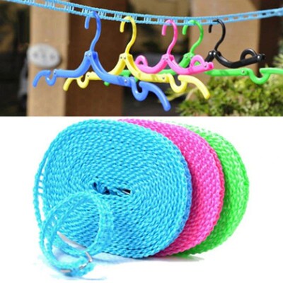 Outdoor Clothesline Nylon Non-Slip Laundry Line Rope Travel