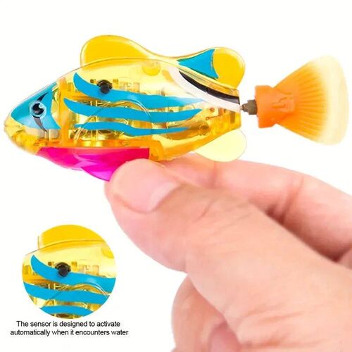 Baby Shower Luminous Induction Electric Fish Playing in Wate