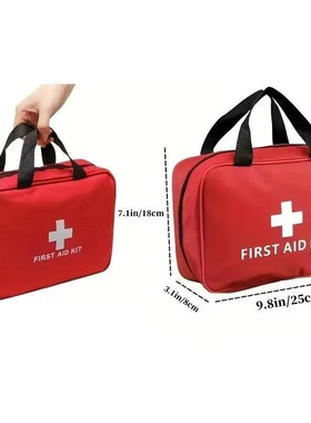 184pcs First Aid Kit, Multi-purpose Emergency Medical Suppli