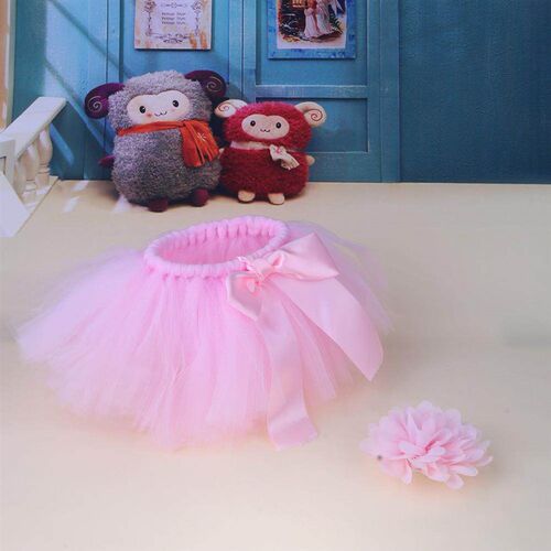 2pcs Baby Newborn Photography Props Baby Tutu Skirt Photo Pr