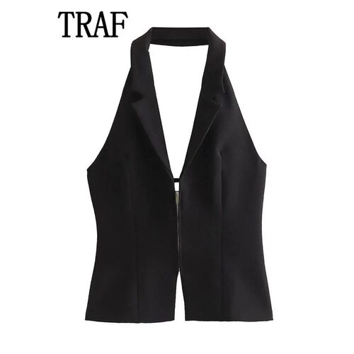 2025 Women Sexy Backless Strapless Halter Corset ops Side Zi