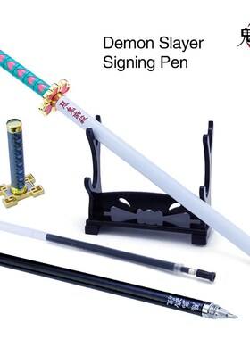 20CM Anime Demon Slayer Sword Model Gel Pen Kimetsu No Yaiba