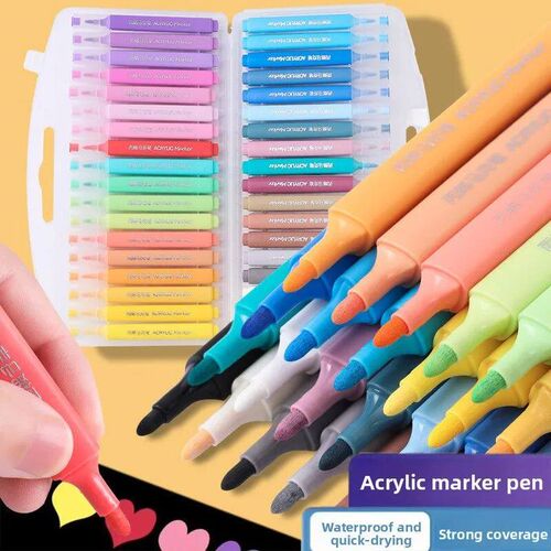 Wholesale Acrylic Art Markers Colors Kids Drawing Set Colors