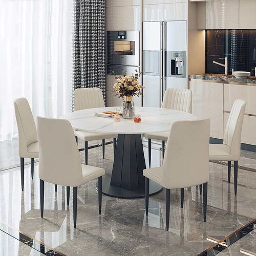 Ji and modern simple folding round table variable round rock