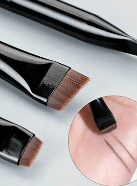 3pcs/set Blade Eyeliner Brush Eyebrow Brush Portable Flat Fi