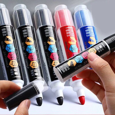 Jumbo Erasable White BoardMarker Pen Dry-Erase Refillable In