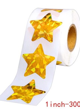 Holographic Gold Star Stickers for Kids Reward 100-500Pcs Fo
