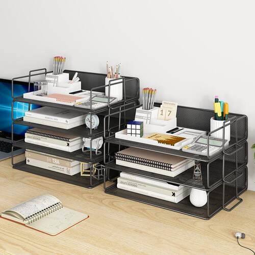 Office desktop folder tianyi multilayer shelf desk artifact