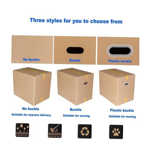 moving cardboard boxes large size plus thick packing 5 pack