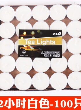 100pcs smokeless candles Boil tea candle tealight lights蜡烛