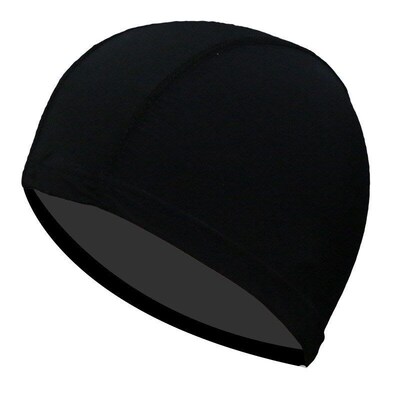 LowPrice Promotion Polyester Swimming Cap FloralBlack Comfor