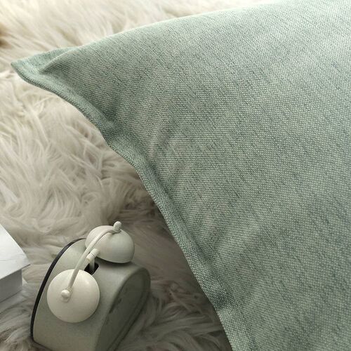 Modern linen-like edge pillow without core pillowcase living