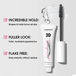 3D Eyebrow Glue Waterproof Eyebrow Style Gel, PROFESSIONAL