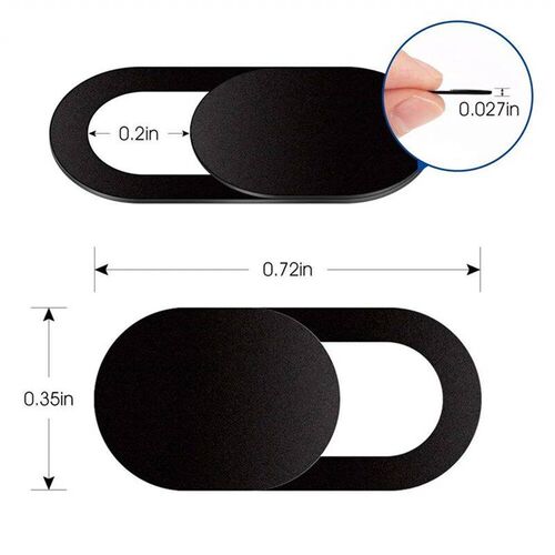 1/5/10/20PCS Webcam ver Shutter Magnet Slider Plastic for iP