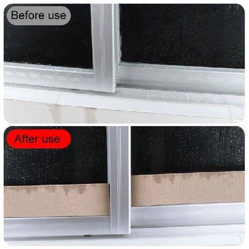 1pc Glass Absorbent Sticker Anti-condensation Felt Strip