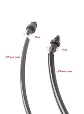 300pcs Multifuction Hose End Connectors 4/7mm 3/5mm Garden