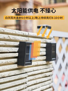 lamp courtyards outdoor lights decorations wall Solar