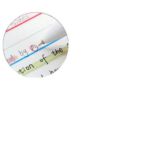 160 Sheets Slender Horizontal Line Marker Stickers