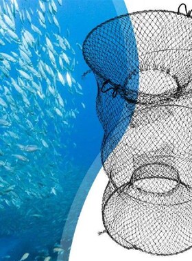 Folding Crab Trap Shrimp Fish Trap Crab Catcher Net Fishing