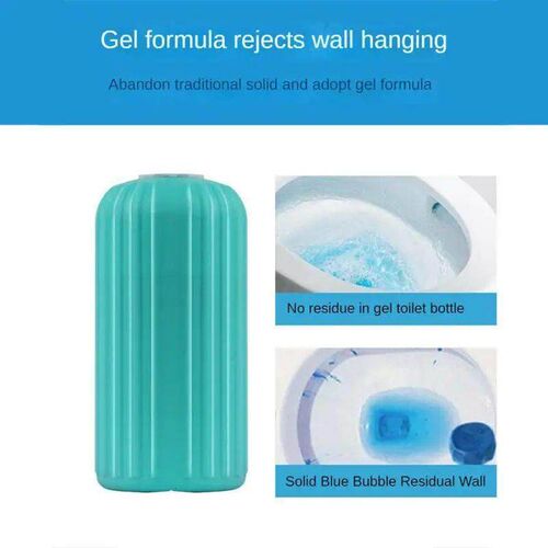 Automatic Blue Toilet Tank Cleaner Gel WC Bowl Cleaning Deod