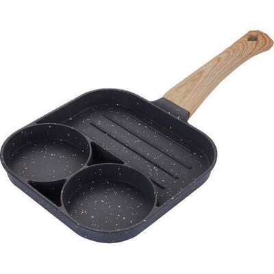 Maifanshi Four Hole Frying Pan Flat Bottomed Non Stick