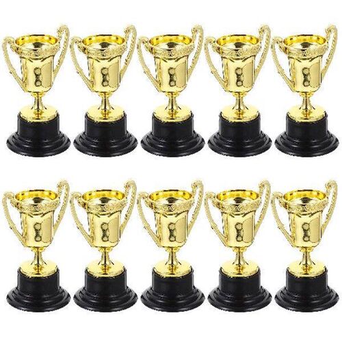 10 Pcs Trophy Cup Prize Household Plastic Party Celebration
