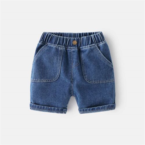 Summer Denim Boys Five-point Pants New Handsome Casual Pants