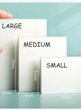 Transparent Sticky Notes with Scrapes Stickers Paper Clear s