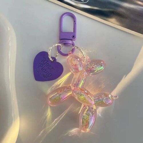Colorful Cartoon Animal Couple Keychains Key Ring Women Men