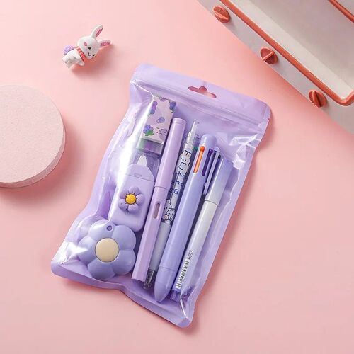 7-In-1 Stationery Set Children Back To School Gel Pen Highli