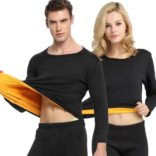Men Thermal Underwear 2024 New Winter Women Long Johns Fleec