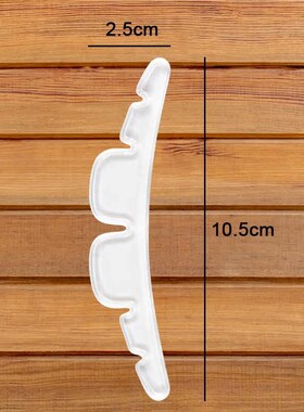 1pair Invisible Non-Slip Stickers Anti-Wear Feet Water Rippl