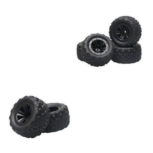 RC Wheels and Tires Set Sturdy Lightweight DIY Accessor RC
