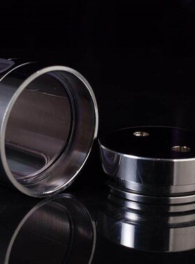 Transparent glass mute water pipe pot