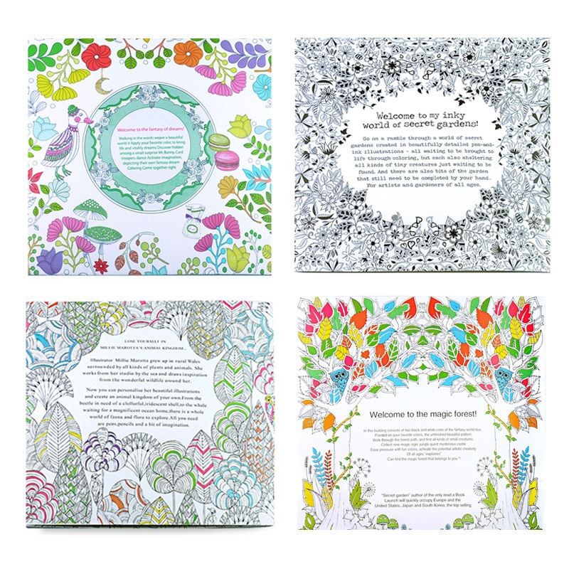 Secret garden Lost ocean Coloring Books For Adults 24pages图片