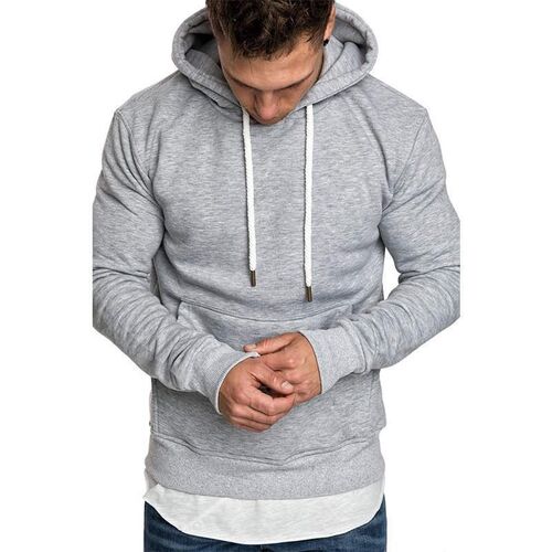 Men autumn winter hooded coat hoodie tops sweatshirt for man