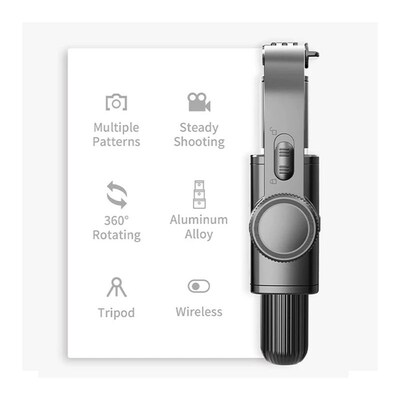 Handheld Gimbal Stabilizer for Smartphone 1-Axis with Selfie